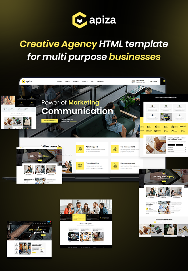 Capiza - Business & Agency HTML5 Template