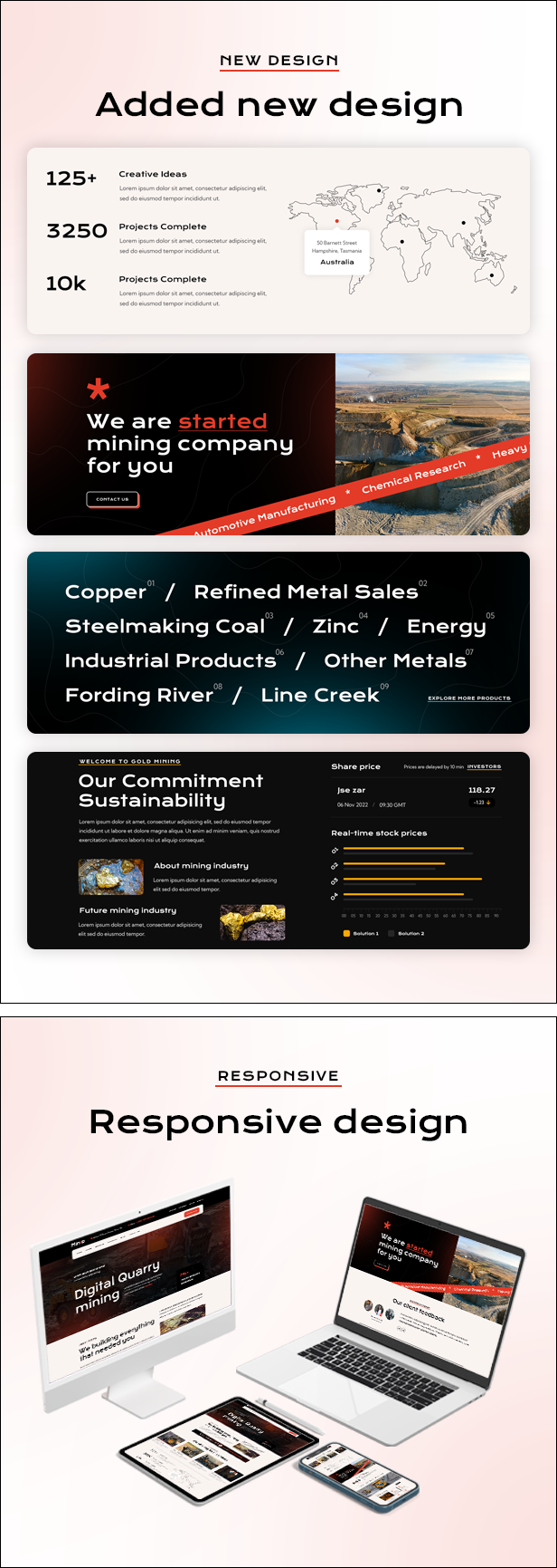 Minemo - Mining Industry Services HTML5 Template