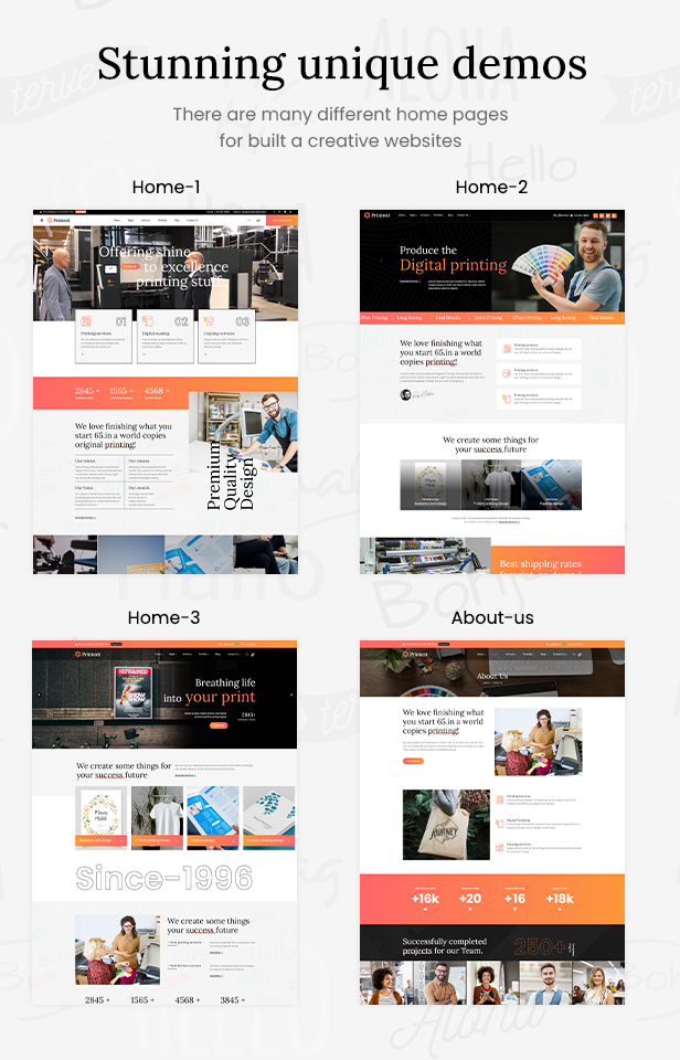 Printent - Printing Press & Digital Media HTML5 Template