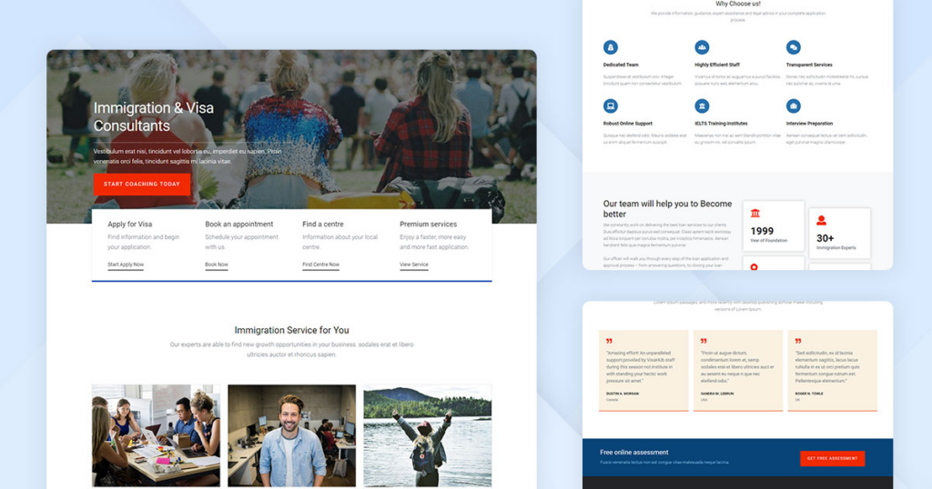 VisaHub – Immigration Consulting WordPress Theme