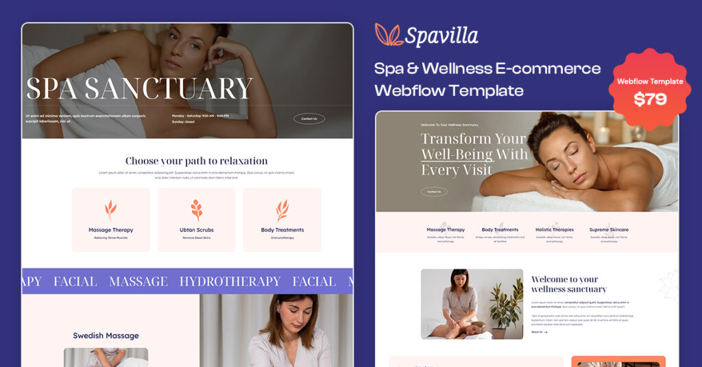 Spavilla Webflow Template