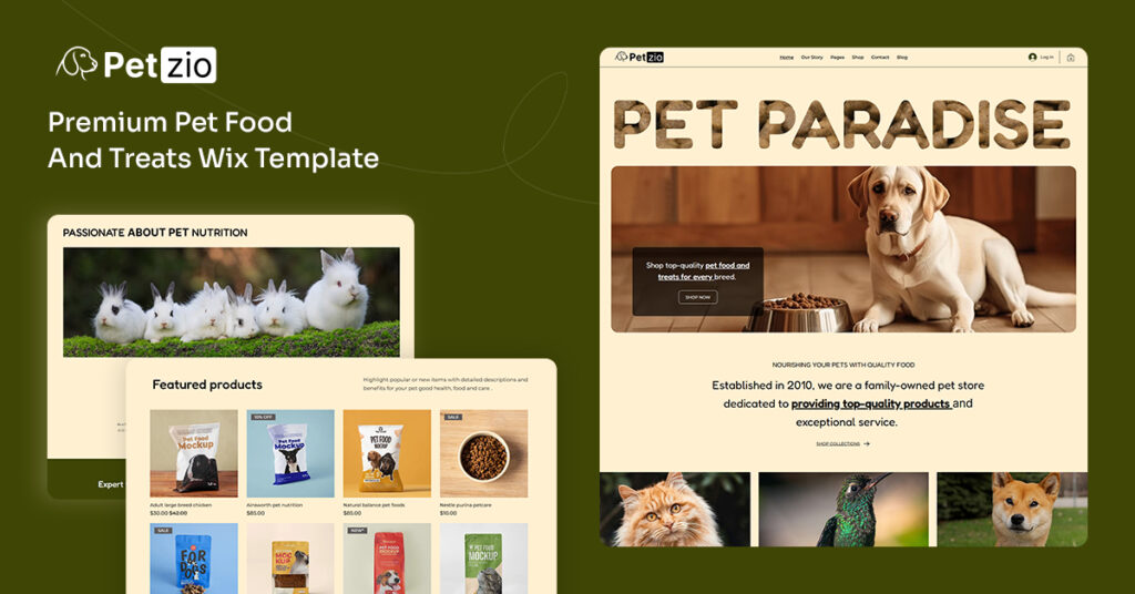Petzio Wix Template