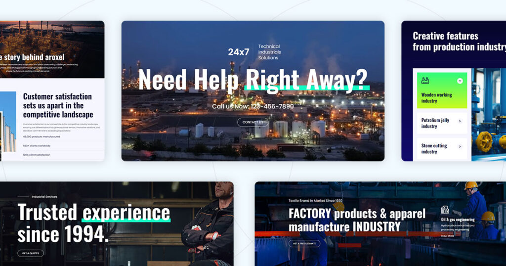 Aroxel - Industry And Factory WordPress Theme