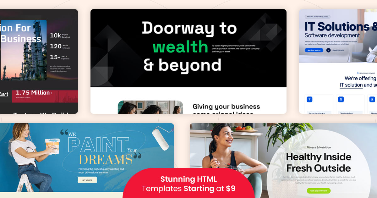 Affordable HTML Templates