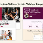 Wellness Website Webflow Templates