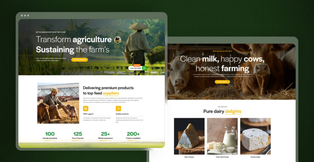 Agrizo – Agriculture and Dairy Farm WordPress Theme