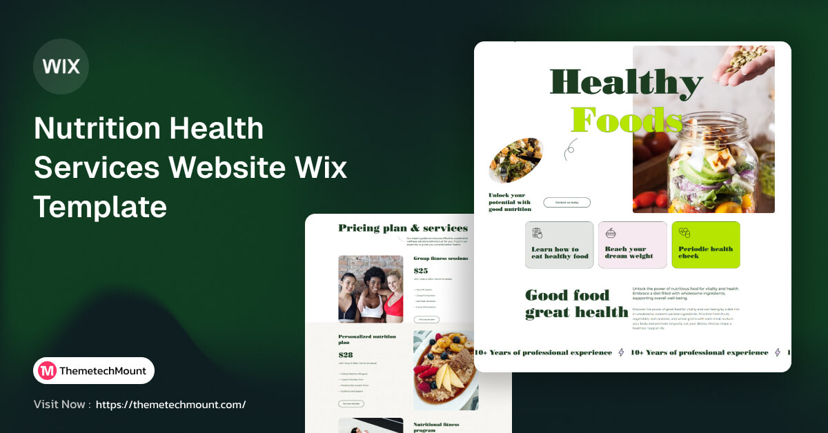 Nutrition and Health Services Website