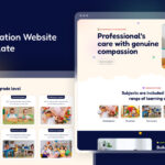 Childcare Education Website Webflow Template