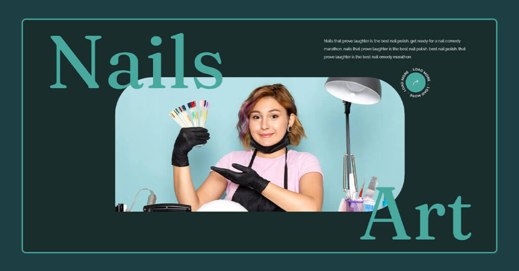 Nail and Beauty Salon Website Webflow Template