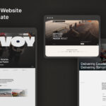 Transportation Service Website Webflow Template