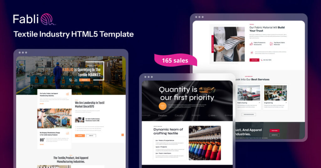 1200x628 10 Fablio - Textile Industry HTML5 Template
