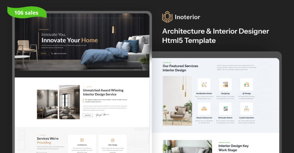 1200x628 11 Inoterior - Architecture & Interior Designer Html5 Template