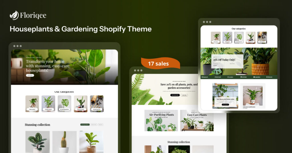 Home Floriqee - Houseplants & Gardening Shopify Theme