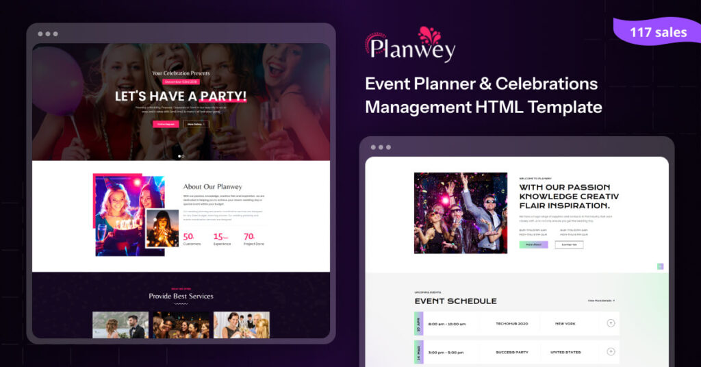 1200x628 3 1 Planwey - Event Planner & Celebrations Management HTML Template