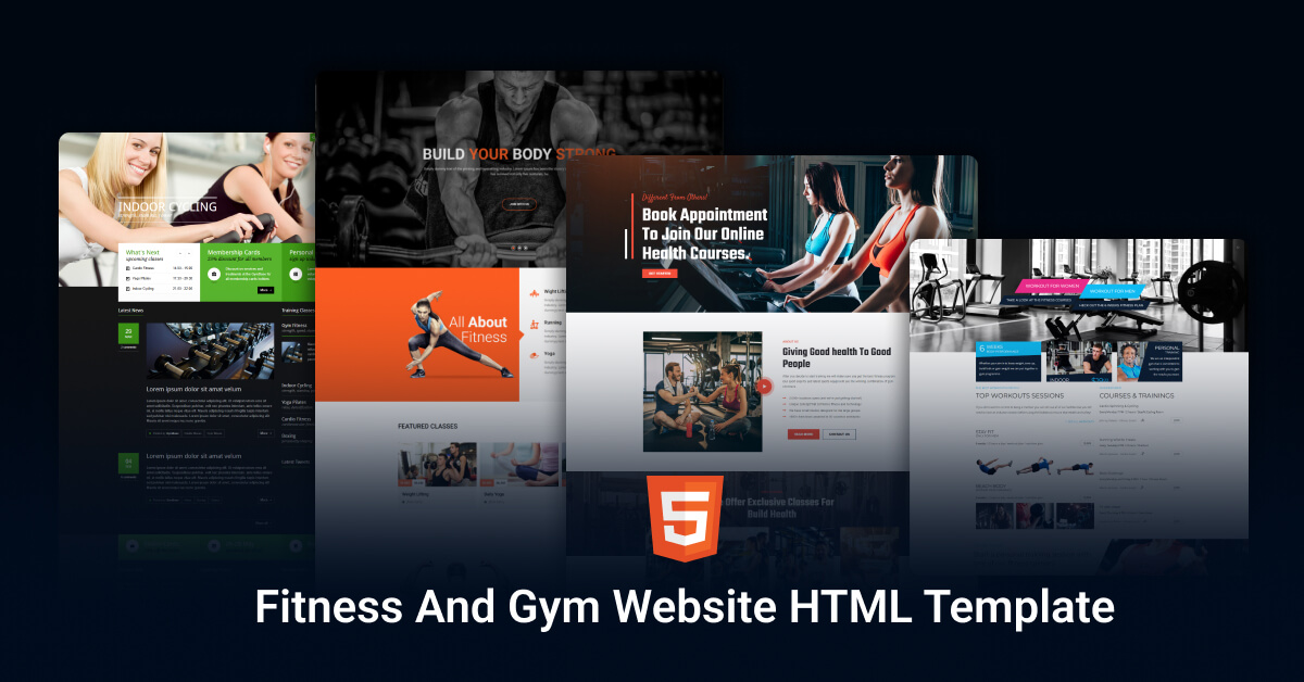 Fitness and Gym Business Website HTML Template For 2026
