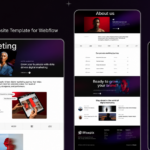 Portfolio and Agency Website Webflow Template