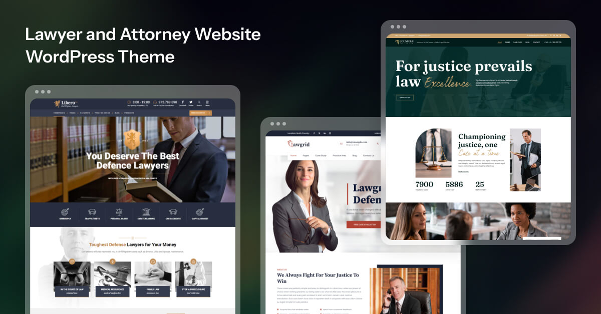 Lawyer and Attorney Website Business WordPress Theme 2026