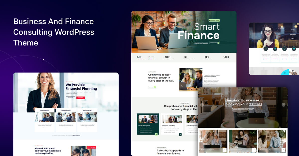 Business and Finance Consulting Website