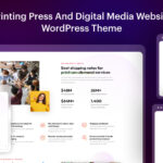 Printing Press and Digital Media Website WordPress Theme