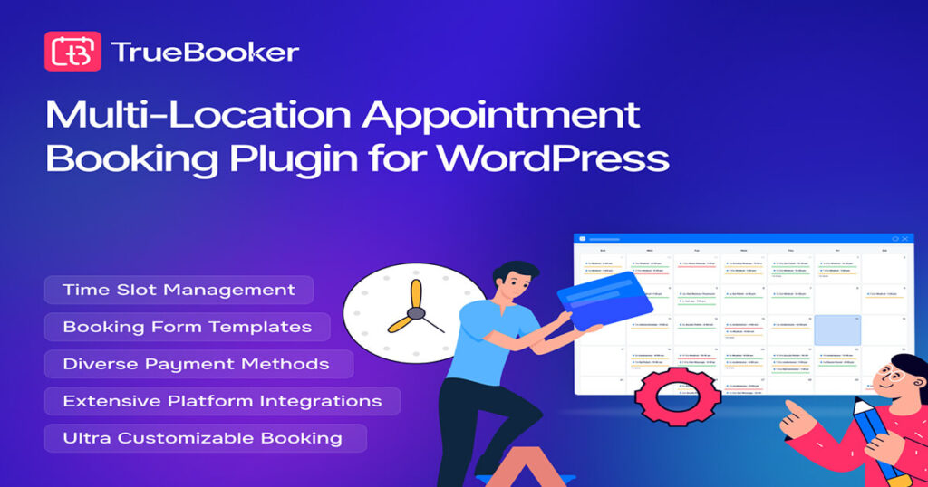 Multi Location Appointment Booking Plugin for WordPress Websites.