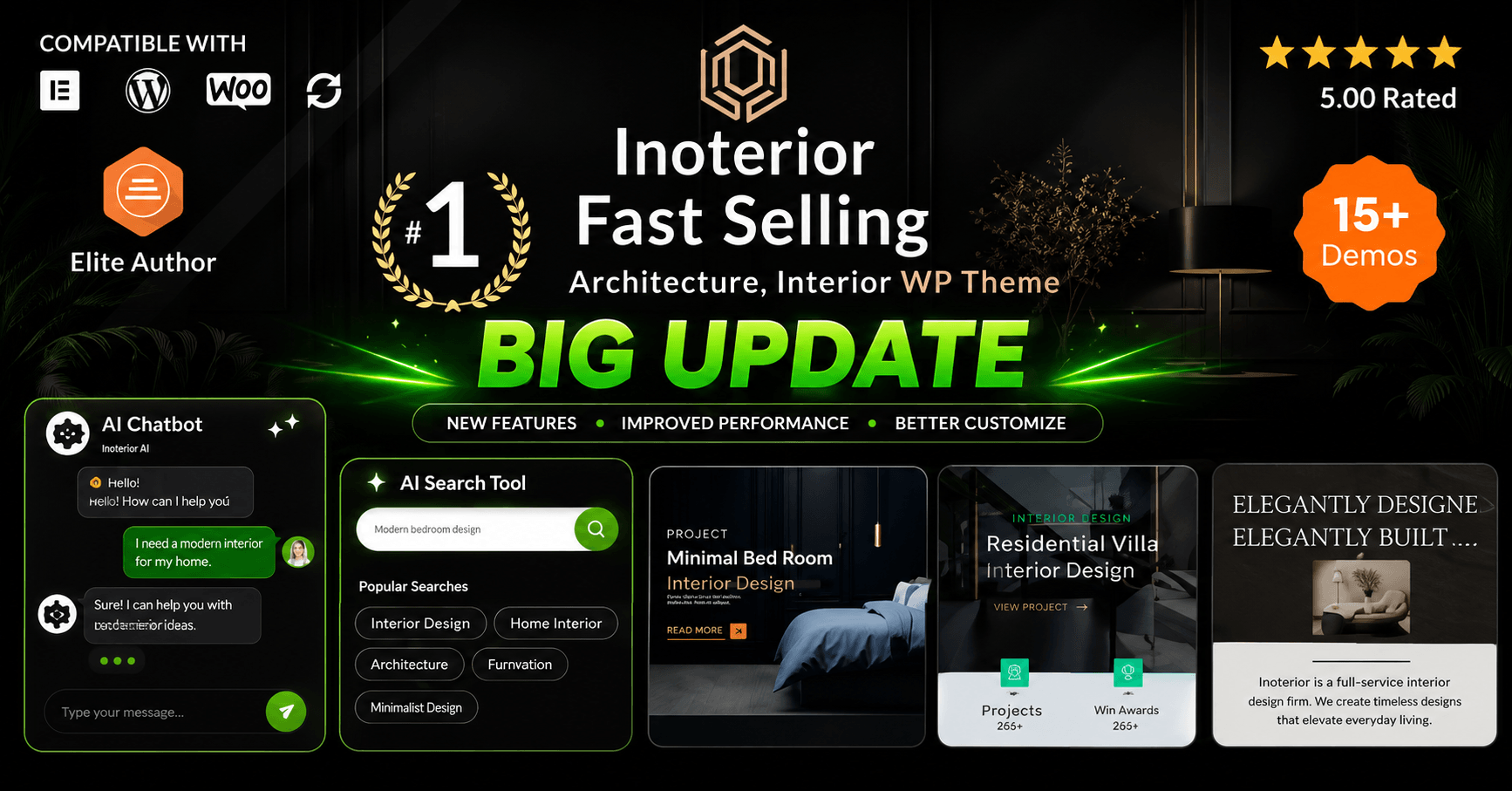 Best AI Interior Website WordPress Theme 2026