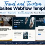 Travel and Tourism Websites Webflow Templates For 2026