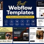 Best Webflow Templates for Home and Construction Websites
