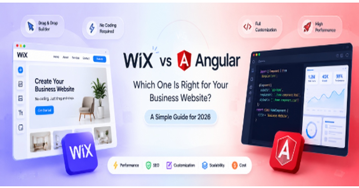Wix vs Angular: Which One Is Right for Your Business Website?