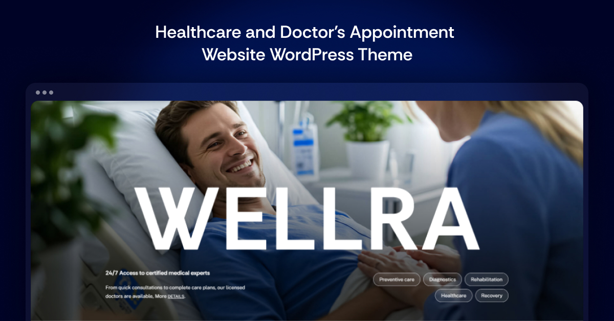 Healthcare and Doctor Appointment Website WordPress Theme