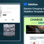 Electric Charging Ecommerce Website Webflow Template