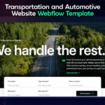 Popular Transportation & Automotive Website Webflow Template