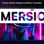 Virtual Reality Website Webflow Template 2026
