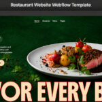 Best Restaurant Website Webflow Template 2026
