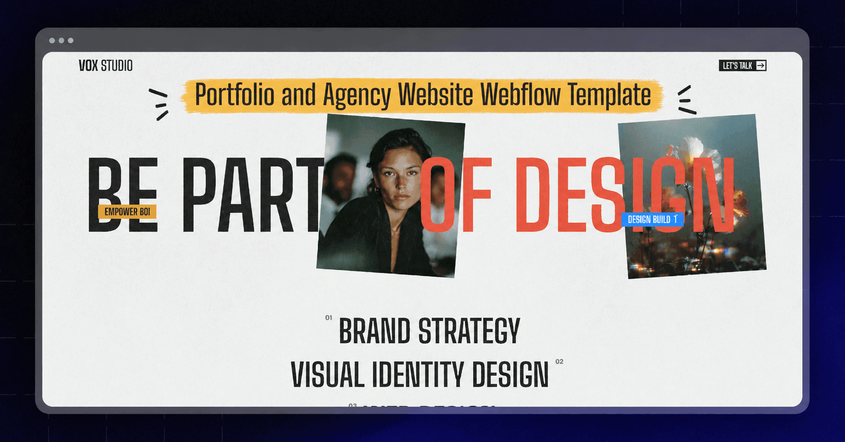 Popular Portfolio and Agency Website Webflow Template 2026