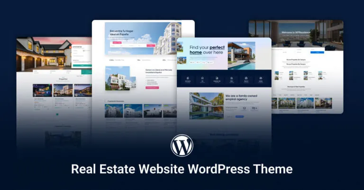 Real Estate Website WordPress Theme for Business 2026